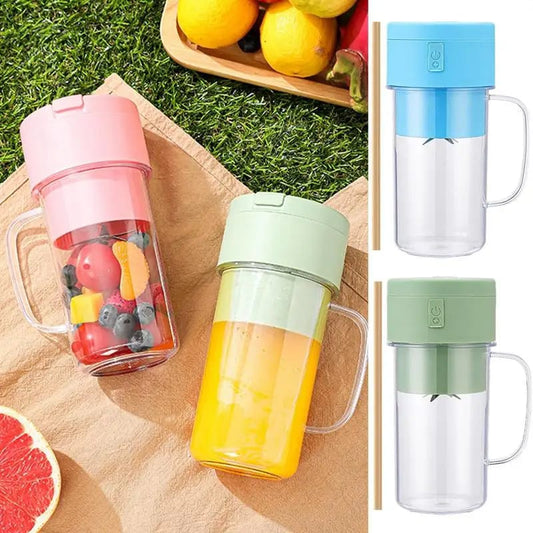 Portable Mini Juicer Blender with Straw
